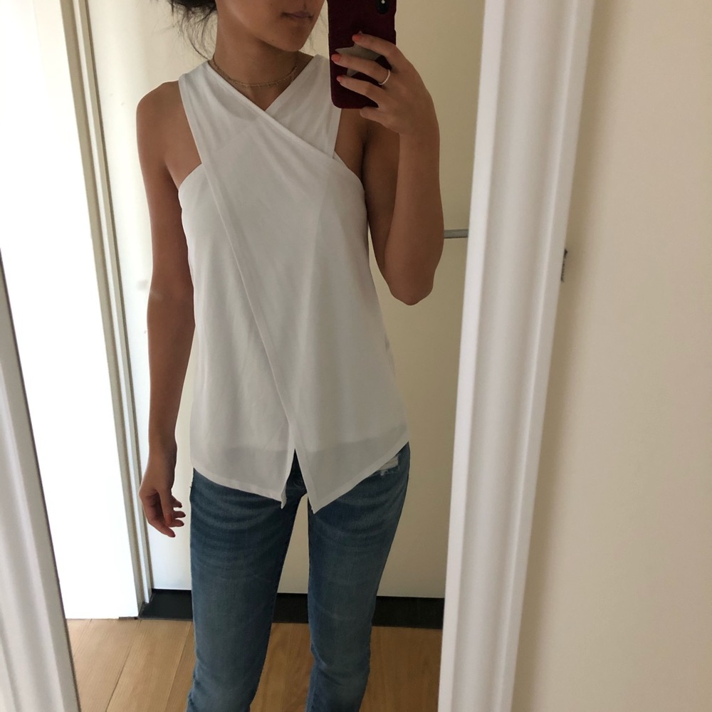 BCBGMaxAzria Reza Crossover Tank Top
